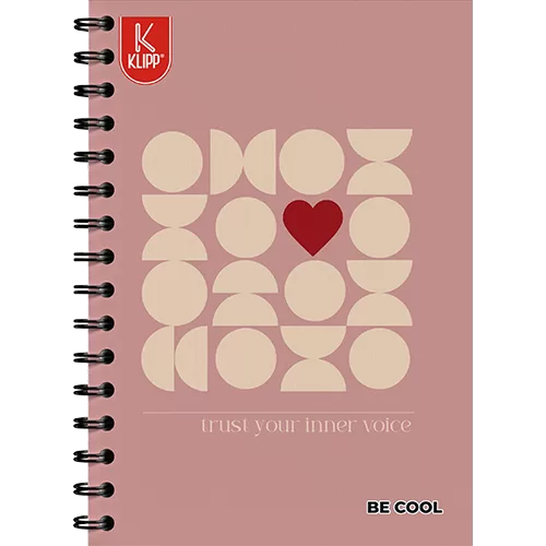 CUADERNO ARGOLLADO PASTA DURA FEMENINO BE COOL KLIPP